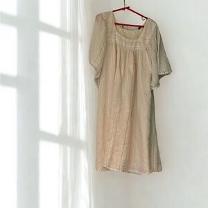 Billabong Cream Flutter Sleeve Sundress